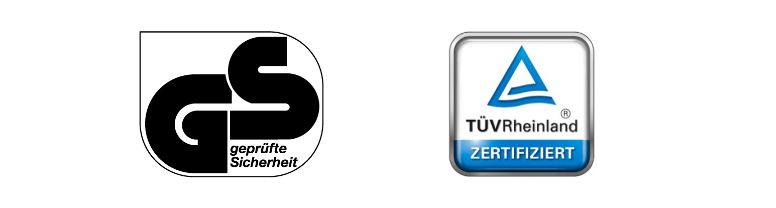 Abbildung verschiedener Prüfzeichen.